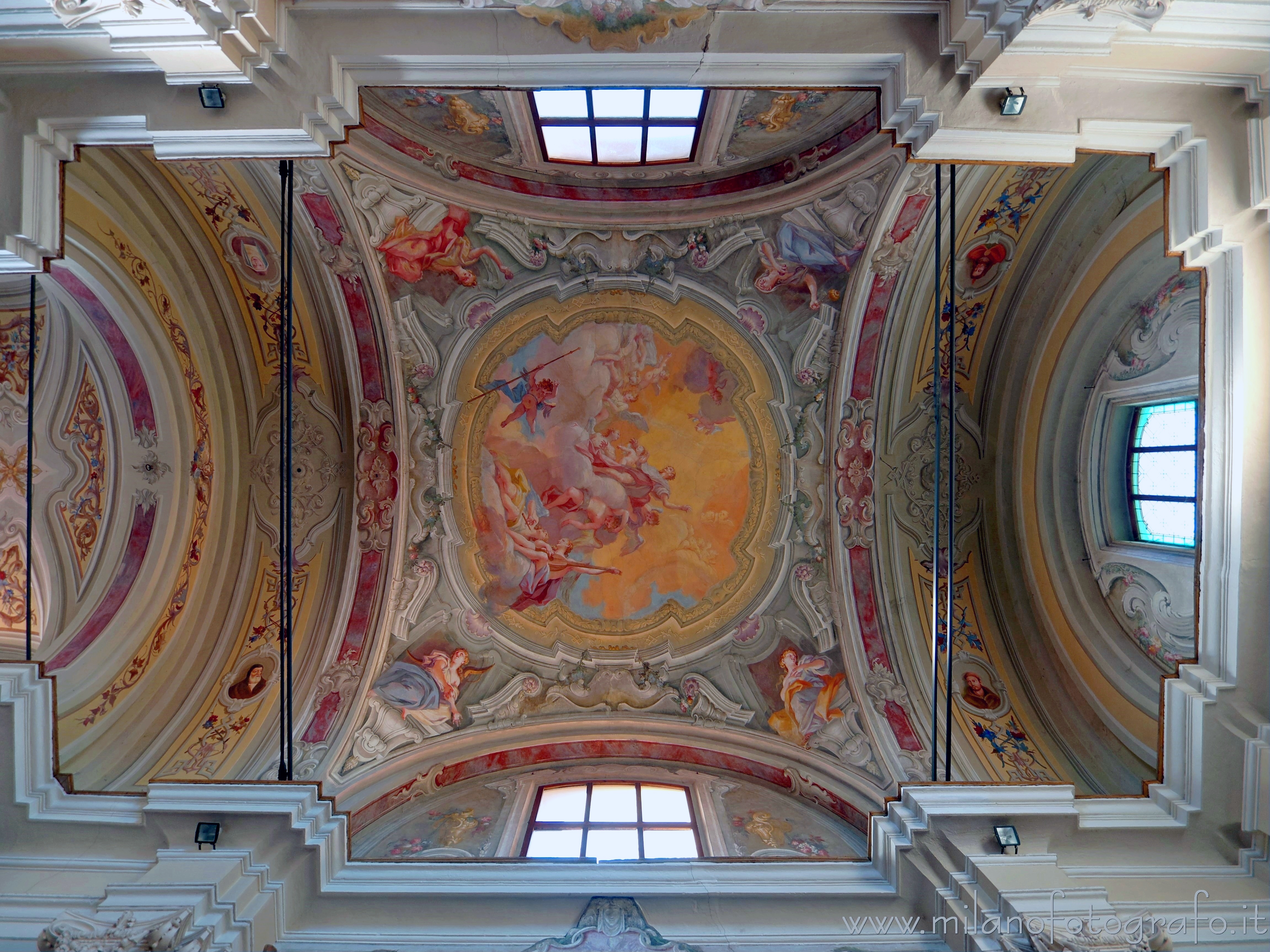 Busto Arsizio (Varese, Italy) - Ceiling of the Church of San Rocco